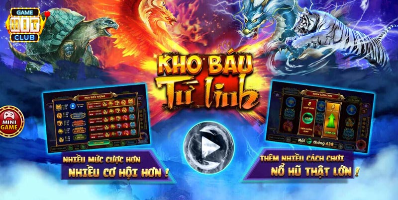 Game Hit Club Slot Game: Kho Báu Tứ Linh