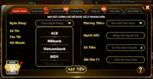 Nạp Rút tiền Game Hit Club