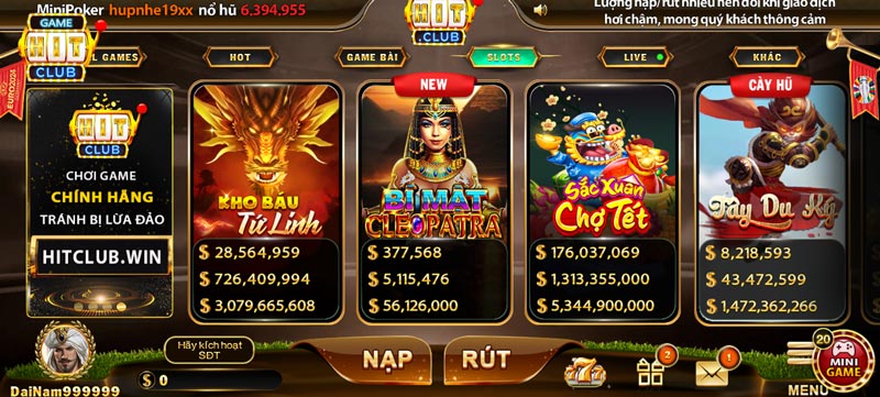 Game nổ hũ HIT CLUB