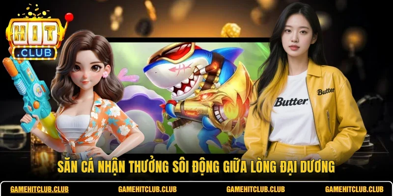 Săn cá nhận thưởng sôi động giữa lòng đại dương